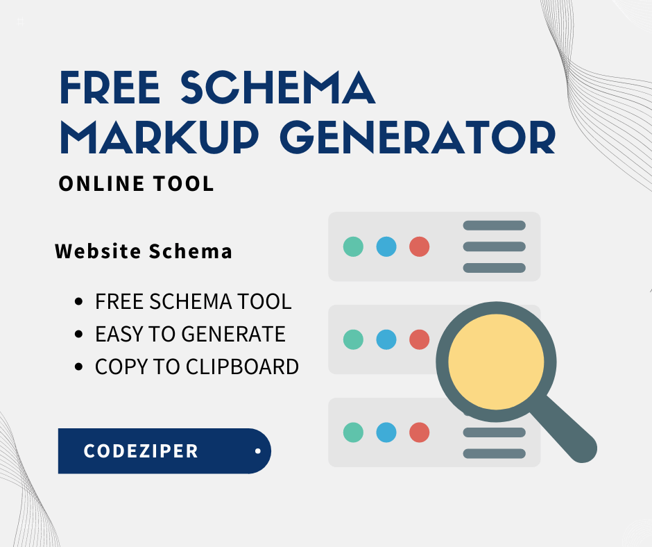 schema generator type website codeziper